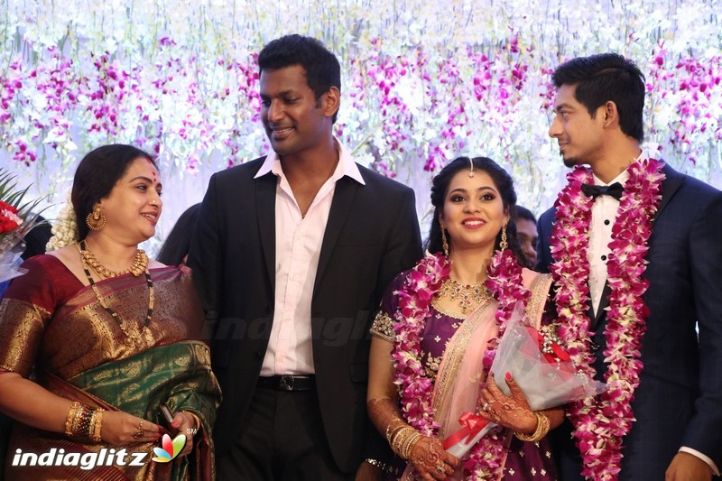 Vishal's Sister Aishwarya Wedding & Reception