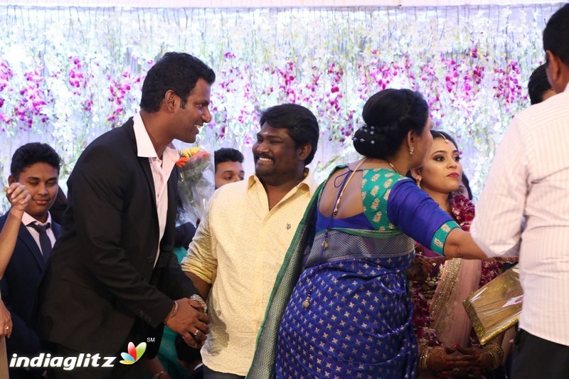 Vishal's Sister Aishwarya Wedding & Reception