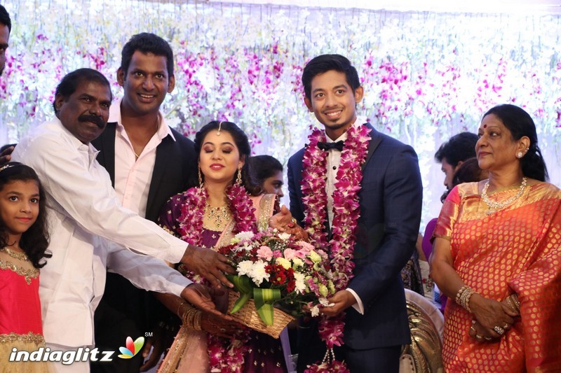 Vishal's Sister Aishwarya Wedding & Reception