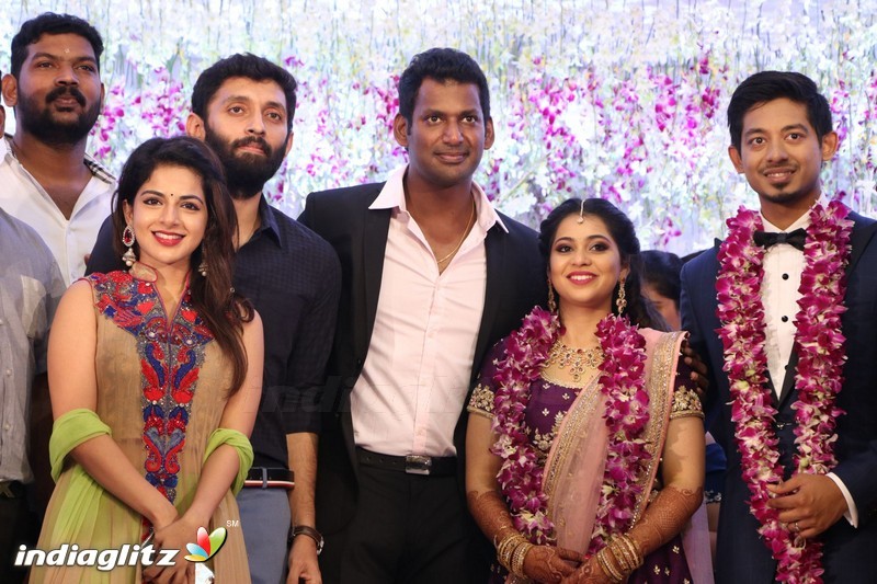 Vishal's Sister Aishwarya Wedding & Reception