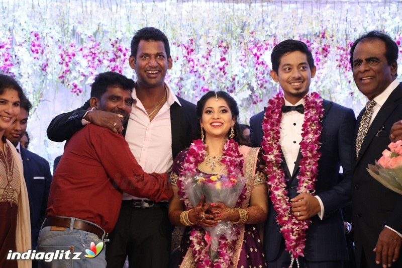 Vishal's Sister Aishwarya Wedding & Reception