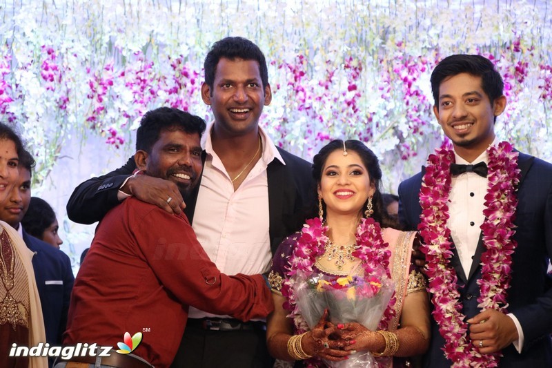 Vishal's Sister Aishwarya Wedding & Reception