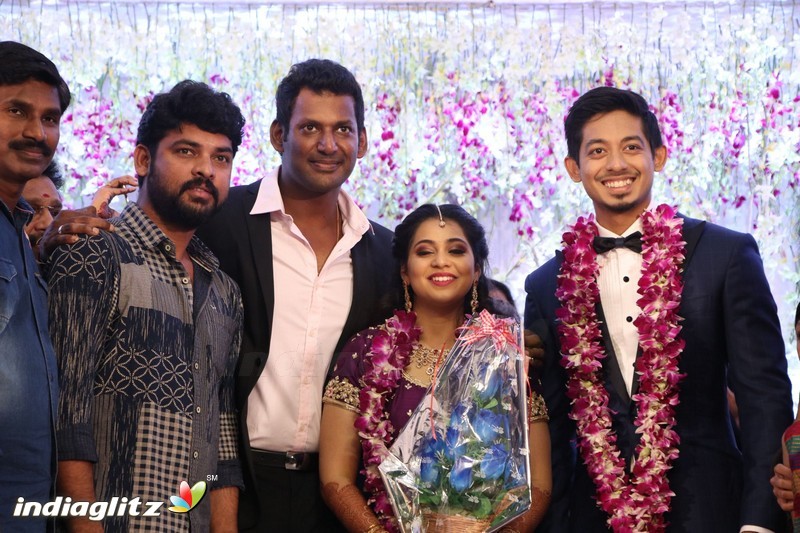 Vishal's Sister Aishwarya Wedding & Reception