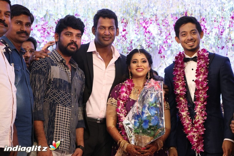 Vishal's Sister Aishwarya Wedding & Reception