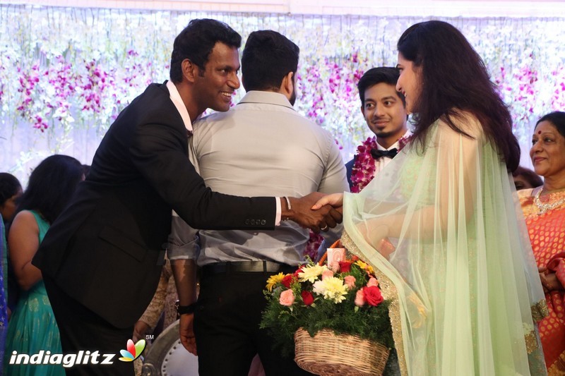 Vishal's Sister Aishwarya Wedding & Reception