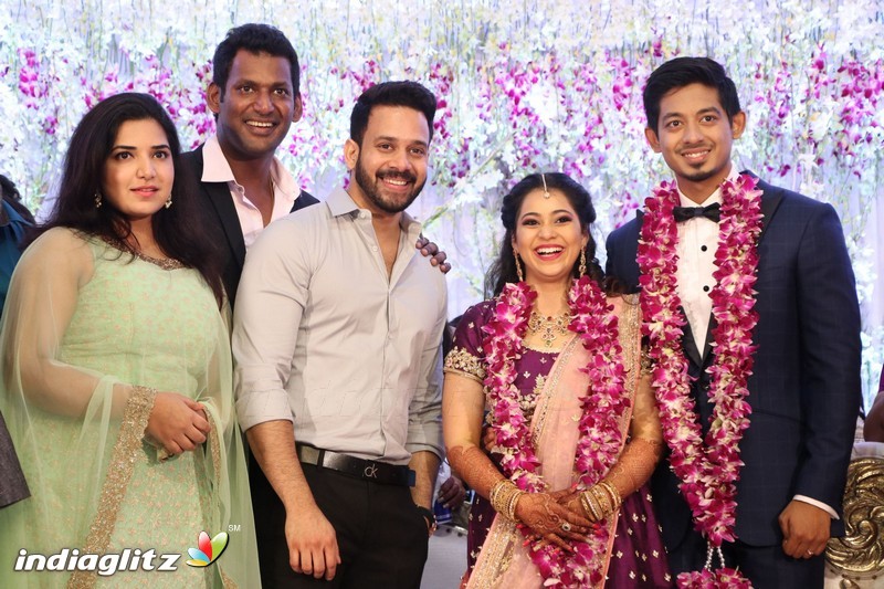 Vishal's Sister Aishwarya Wedding & Reception