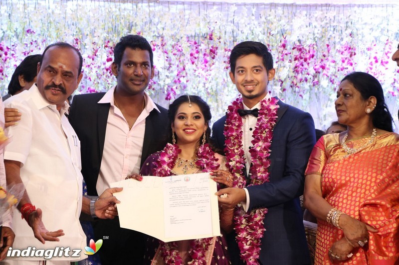 Vishal's Sister Aishwarya Wedding & Reception