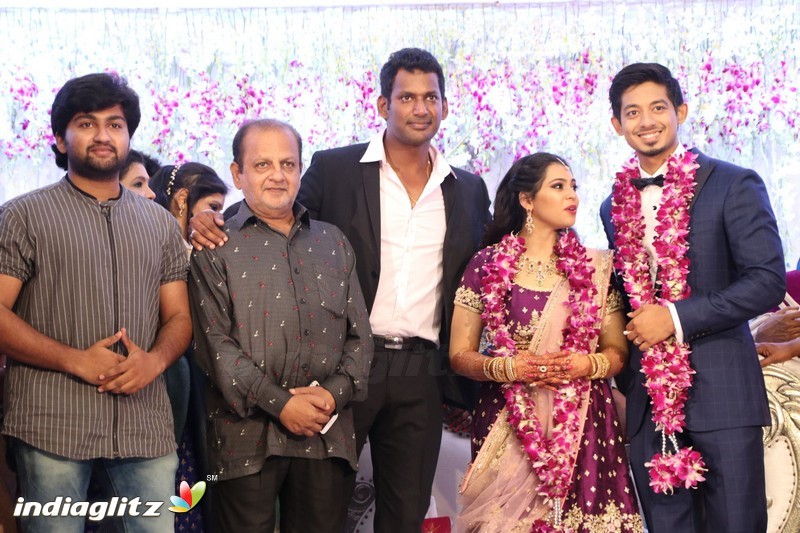 Vishal's Sister Aishwarya Wedding & Reception