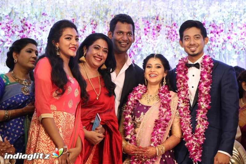 Vishal's Sister Aishwarya Wedding & Reception