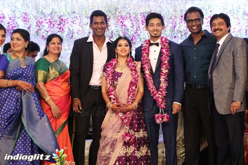 Vishal's Sister Aishwarya Wedding & Reception