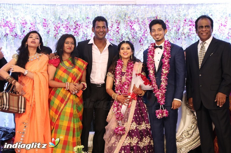 Vishal's Sister Aishwarya Wedding & Reception