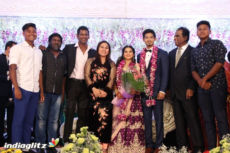 Vishal's Sister Aishwarya Wedding & Reception