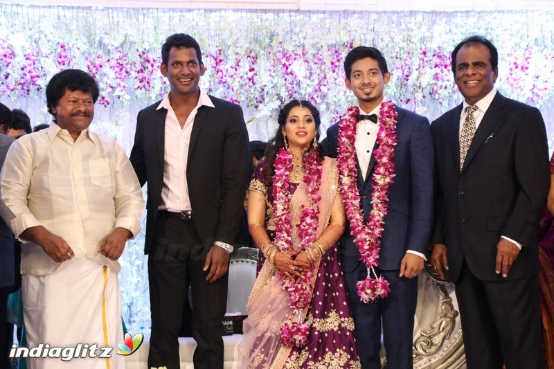 Vishal's Sister Aishwarya Wedding & Reception