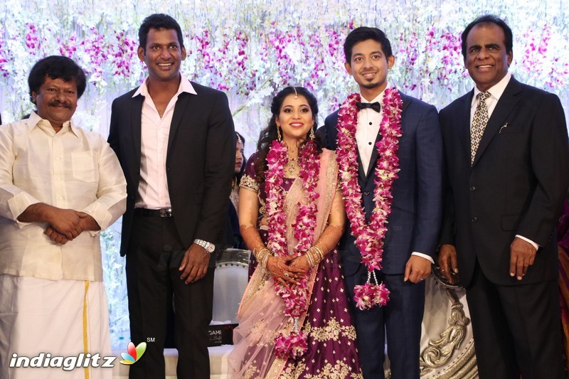 Vishal's Sister Aishwarya Wedding & Reception