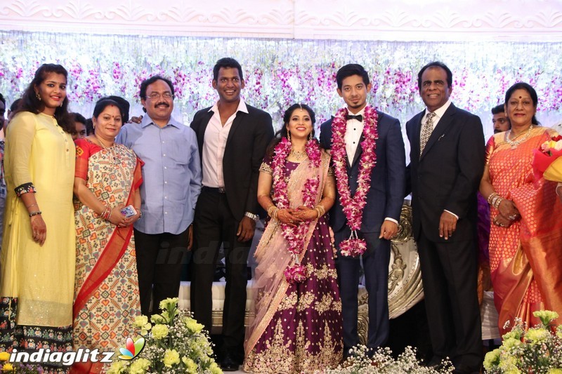 Vishal's Sister Aishwarya Wedding & Reception