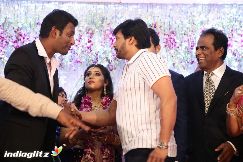 Vishal's Sister Aishwarya Wedding & Reception