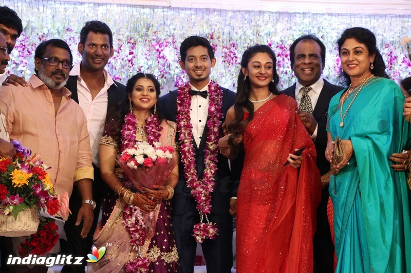 Vishal's Sister Aishwarya Wedding & Reception