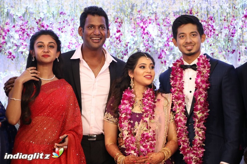 Vishal's Sister Aishwarya Wedding & Reception