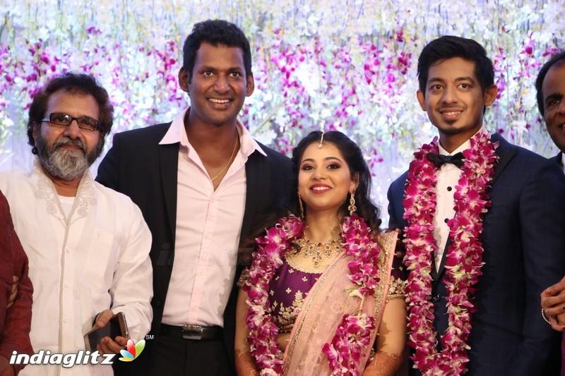 Vishal's Sister Aishwarya Wedding & Reception