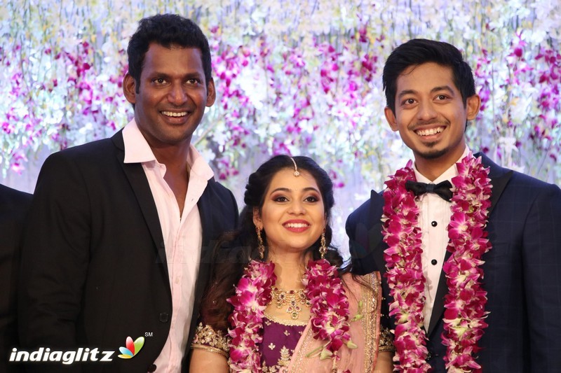 Vishal's Sister Aishwarya Wedding & Reception