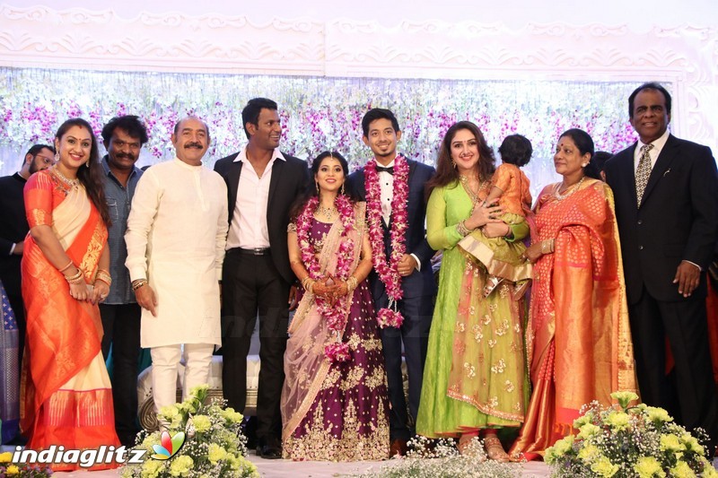 Vishal's Sister Aishwarya Wedding & Reception