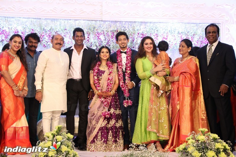 Vishal's Sister Aishwarya Wedding & Reception