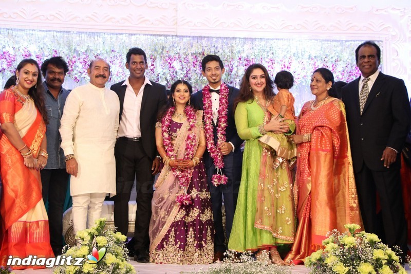 Vishal's Sister Aishwarya Wedding & Reception