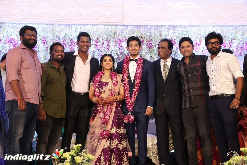 Vishal's Sister Aishwarya Wedding & Reception