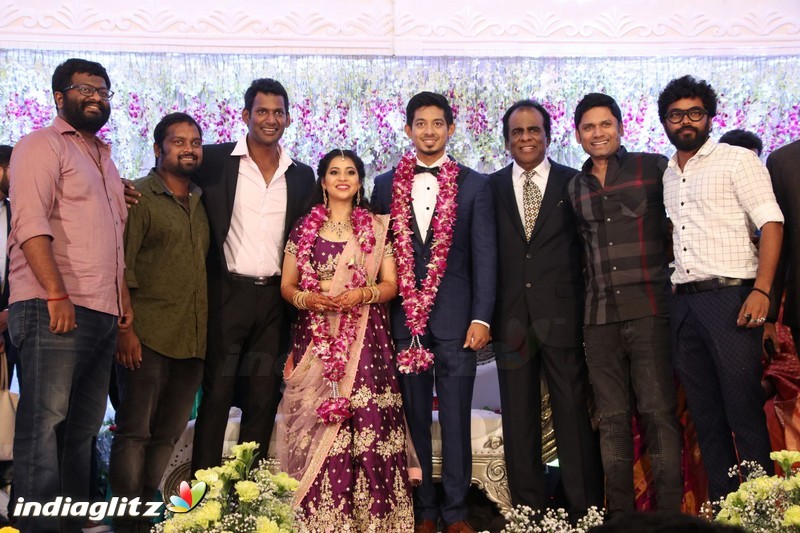 Vishal's Sister Aishwarya Wedding & Reception