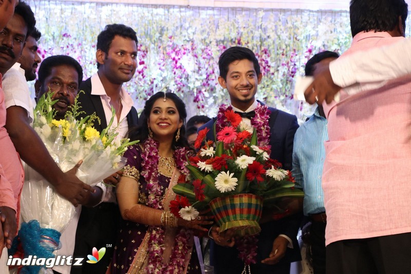 Vishal's Sister Aishwarya Wedding & Reception