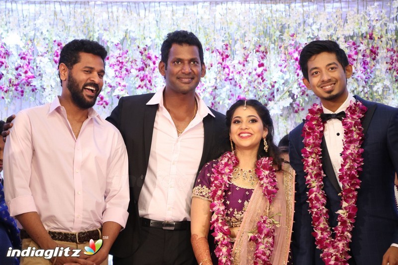 Vishal's Sister Aishwarya Wedding & Reception