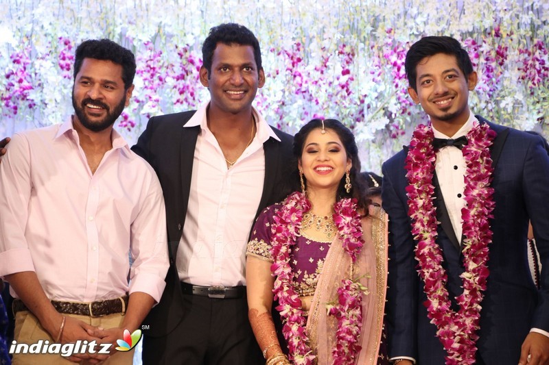 Vishal's Sister Aishwarya Wedding & Reception