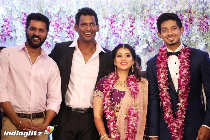 Vishal's Sister Aishwarya Wedding & Reception