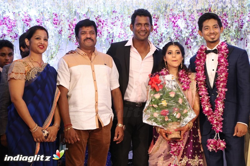 Vishal's Sister Aishwarya Wedding & Reception