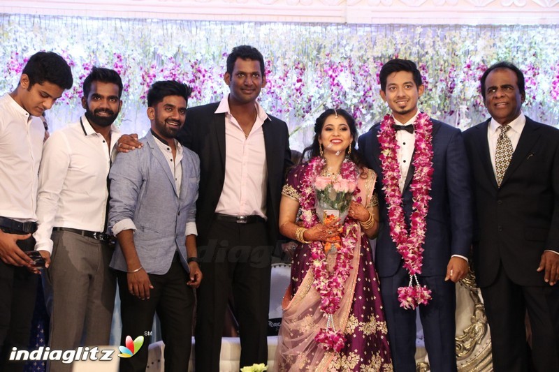 Vishal's Sister Aishwarya Wedding & Reception