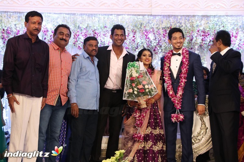 Vishal's Sister Aishwarya Wedding & Reception