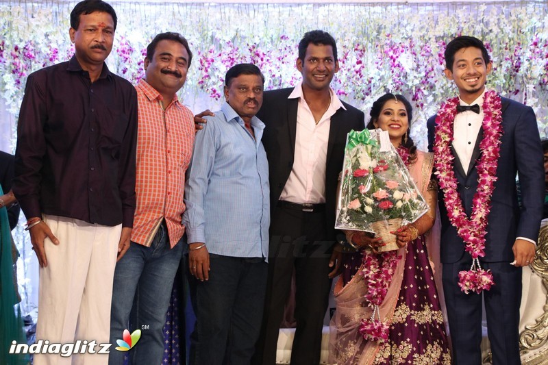 Vishal's Sister Aishwarya Wedding & Reception