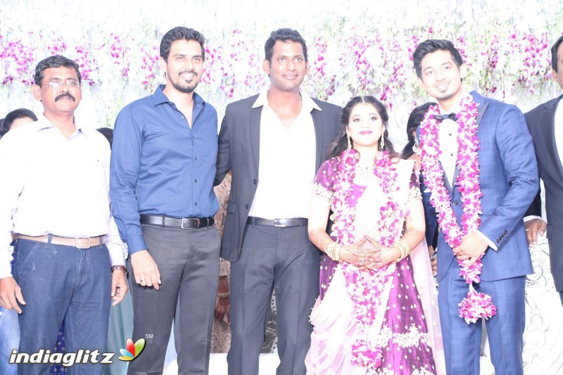 Vishal's Sister Aishwarya Wedding & Reception