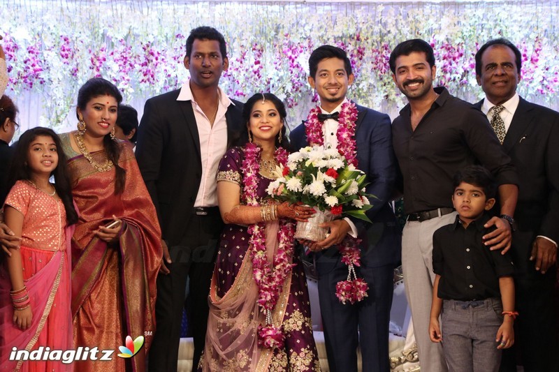 Vishal's Sister Aishwarya Wedding & Reception