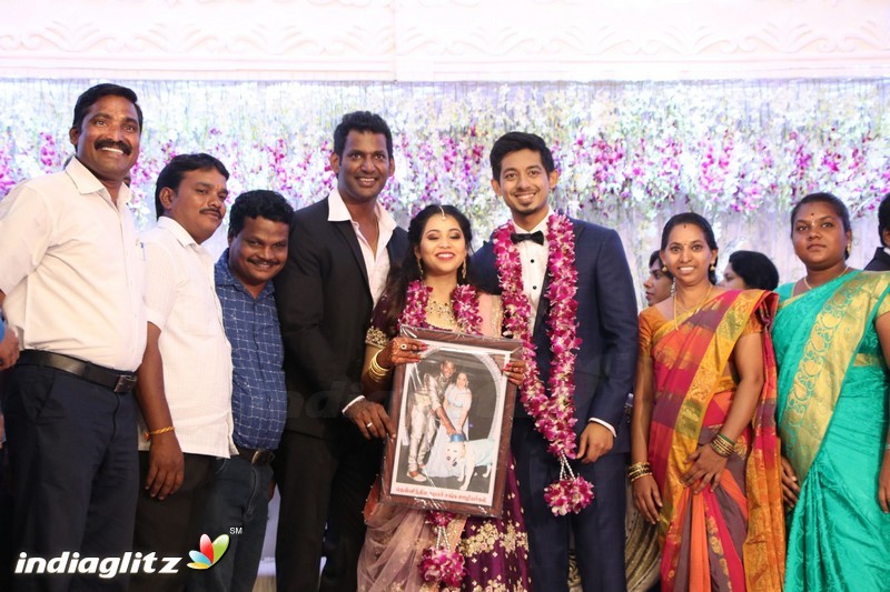 Vishal's Sister Aishwarya Wedding & Reception