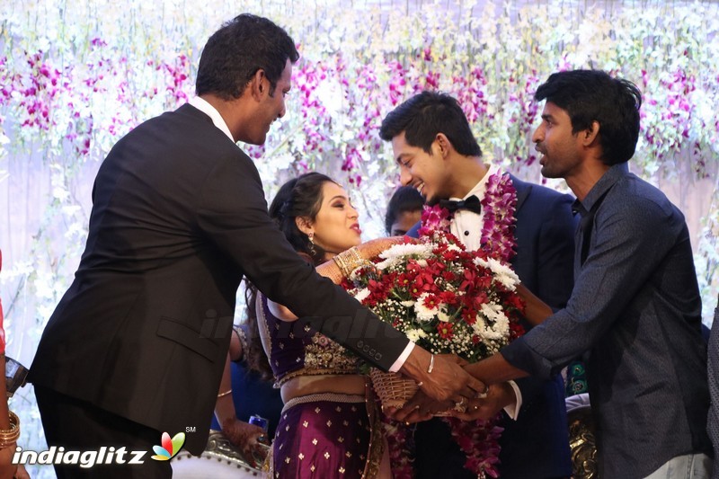 Vishal's Sister Aishwarya Wedding & Reception