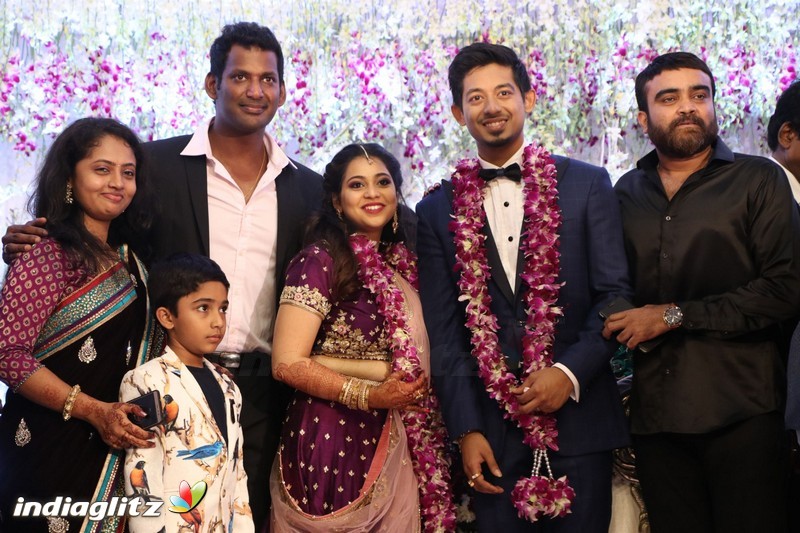 Vishal's Sister Aishwarya Wedding & Reception