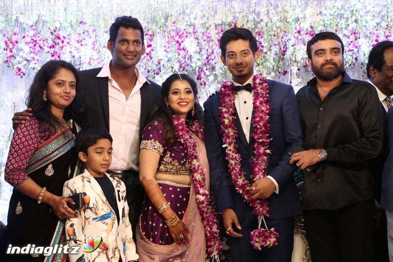 Vishal's Sister Aishwarya Wedding & Reception