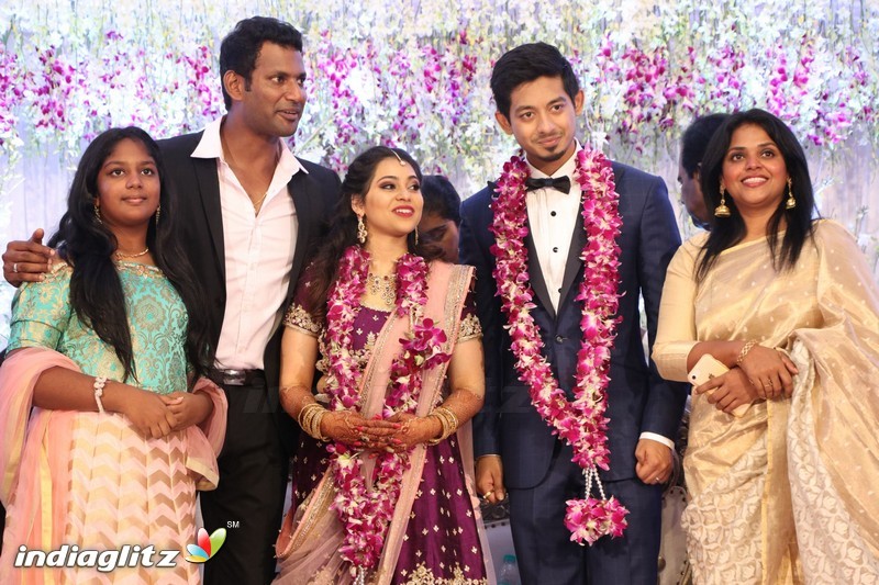 Vishal's Sister Aishwarya Wedding & Reception