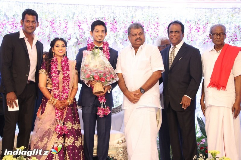 Vishal's Sister Aishwarya Wedding & Reception