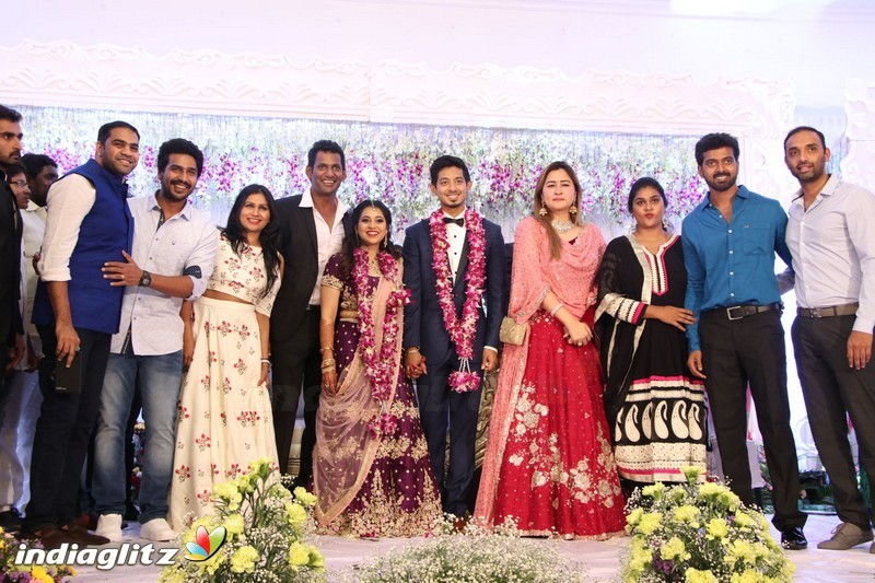 Vishal's Sister Aishwarya Wedding & Reception