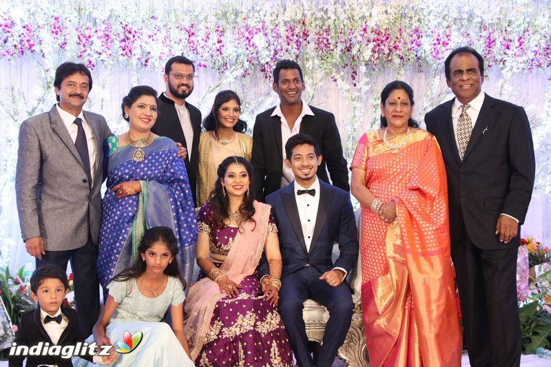 Vishal's Sister Aishwarya Wedding & Reception