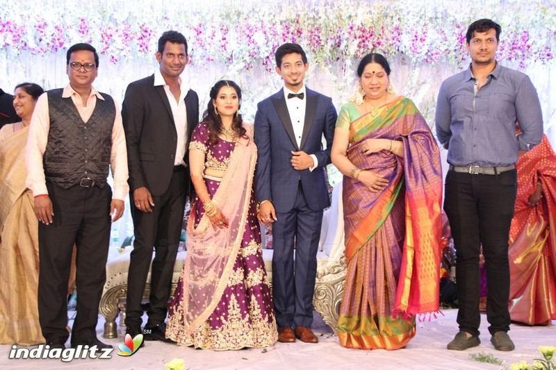 Vishal's Sister Aishwarya Wedding & Reception