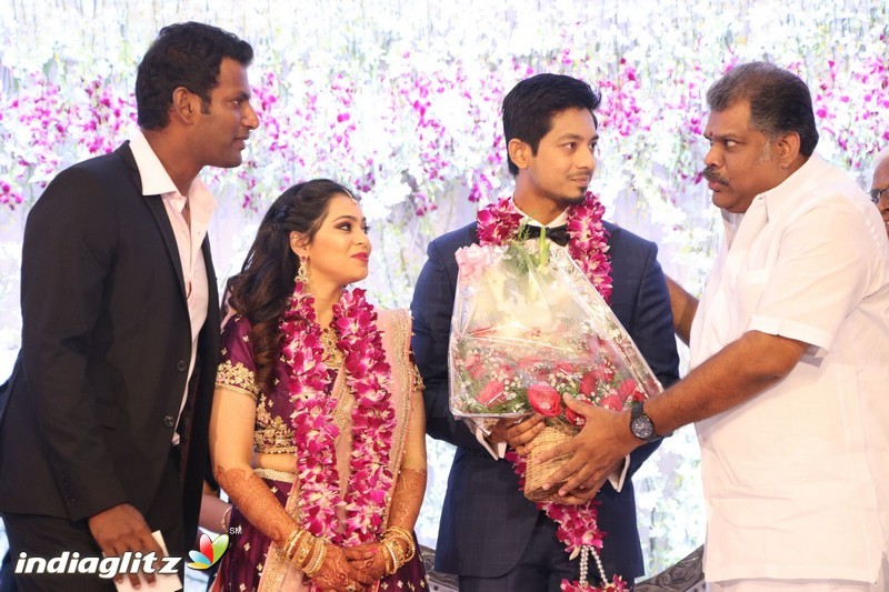 Vishal's Sister Aishwarya Wedding & Reception