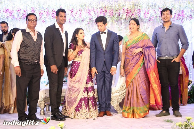 Vishal's Sister Aishwarya Wedding & Reception